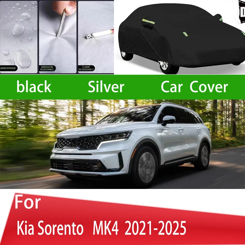 

For Kia Sorento MK4 2021-2025Outdoor Protection Full Car Covers Snow Cover Sunshade Waterproof Dustproof Exterior Car accessorie