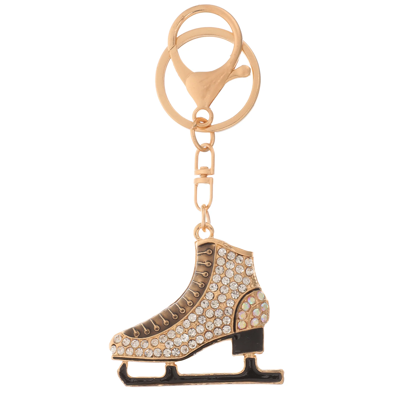 Rhinestone Skating Keychain Hanging Pendant Chains Women Backpack Womens Rhinestones Bag Charm Multi-function