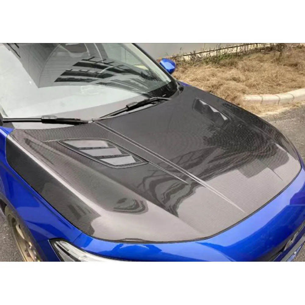 

Carbon Fiber Front Engine Bonnet Vented Hood For Honda Civic 11th 2023 high quality
