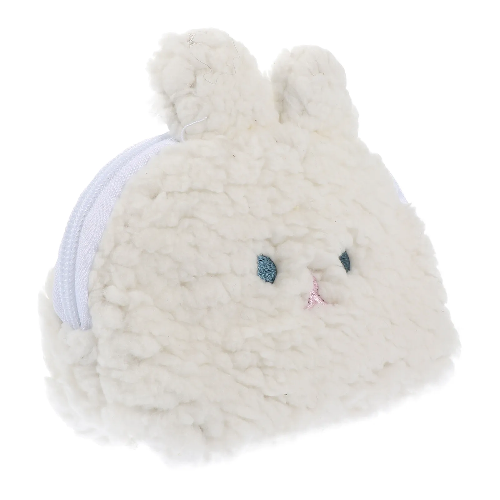 

1 шт. Милый кошелек-кролик из мягкого хлопка для мелочи, сумка для хранения мелочей для женщин и детей, мини-чехол для помады, аксессуар для путешествий, пляжа, вечеринок