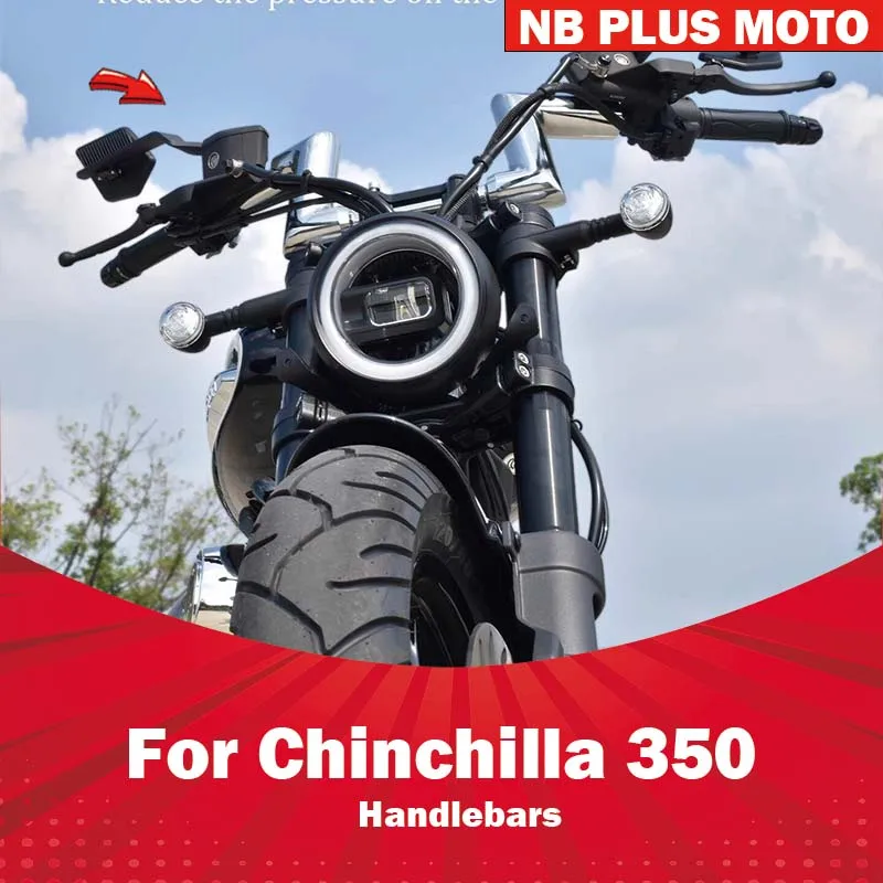 【Premium】For Chinchilla 350 modification parts, thickened high handlebar, handlebar, and handlebar handlebar for non-destructive