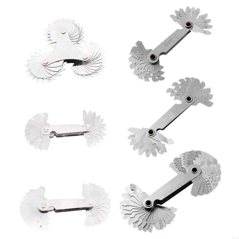 2025 New Steel Thread Gauges with Metric & Unified Standards Pitches Gauges for Precise Thread Measurement