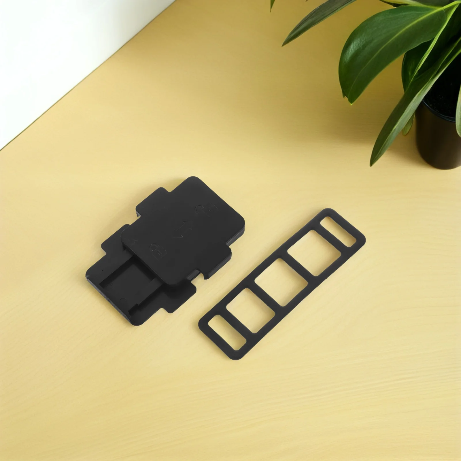 

Car Etc Adhesive Card Holder Removable Quick Release Double-Sided Tape Mount Windshield Plastic Vehicle Card Sleeve Pass Badge