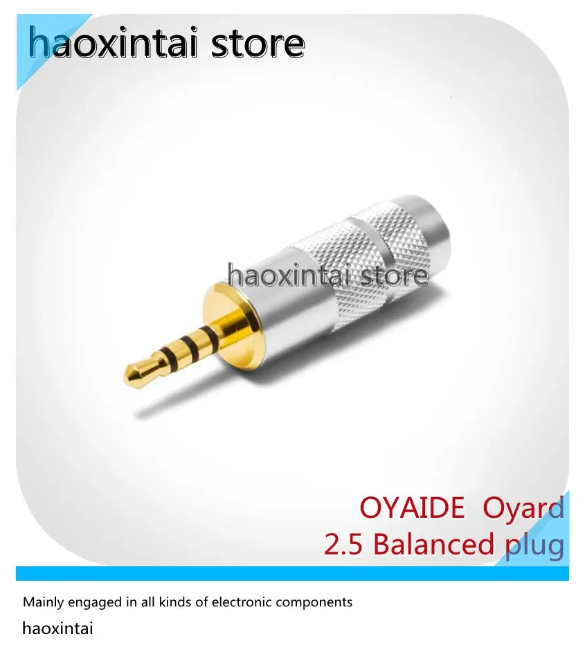 1pcs  Original licensed Oyaide Oyaide 2.5mm 4-section 4-pole balanced headphone plug speaker audio connector