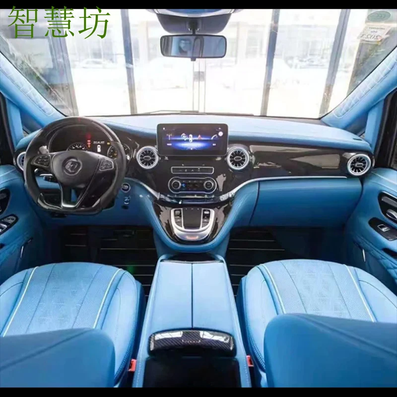 Suitable for selling seats 114, touch screen upgrade Mercedes-Benz Vito W447 dashboard modified to Maybach V-c