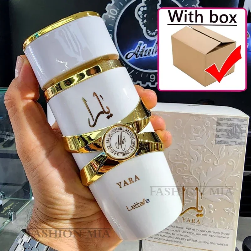 Original Yara Perfumes with Gift Box 100ml Luxury Brand Lasting Fragrance Women Perfume Spray Floral Scent Eau De Parfum Cologne