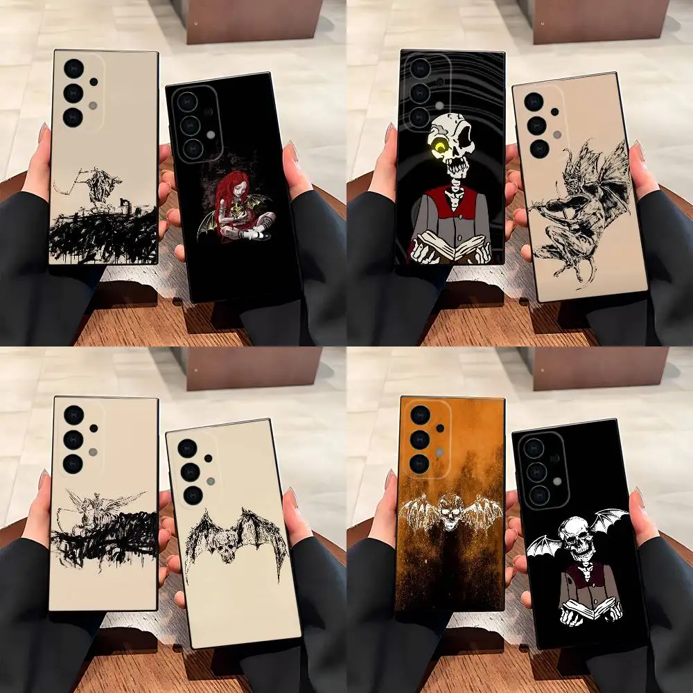 A-AvengedS Sevenfold A7X Phone Case For Samsung S25,S26,S24,S21,S22,S23,S30,Ultra,S20,Plus,Fe,Lite,5G Black Cover