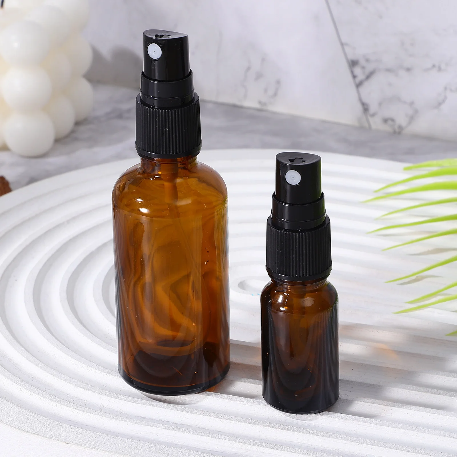 

10Pcs Glass Spray Bottles Small Refillable Travel Bottles Empty Mini Perfume Bottle for Essential Oils Mist Spray