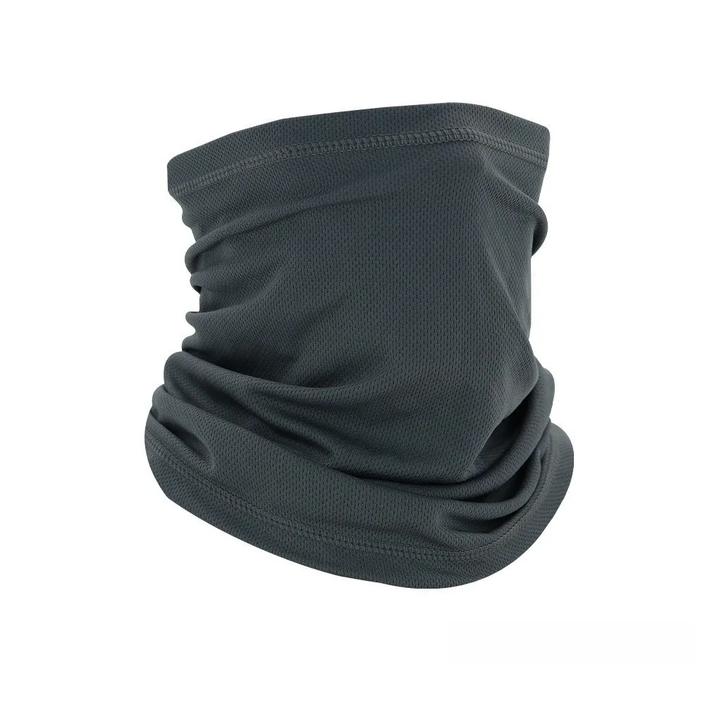 Multifunctional Sunscreen Neck Gaiter Ice Feeling Quick-drying Tube Scarf Breathable Elastic Head Scarf for Outdoor Sport