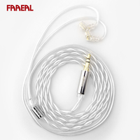 FAAEAL Cable QDC/2Pin 0.78mm Earphone Replacement Wire 3.5/4.4mm Upgrade Headphone Line For KZ ZSN EDA DQS BLON TRN 7HZ Moondrop