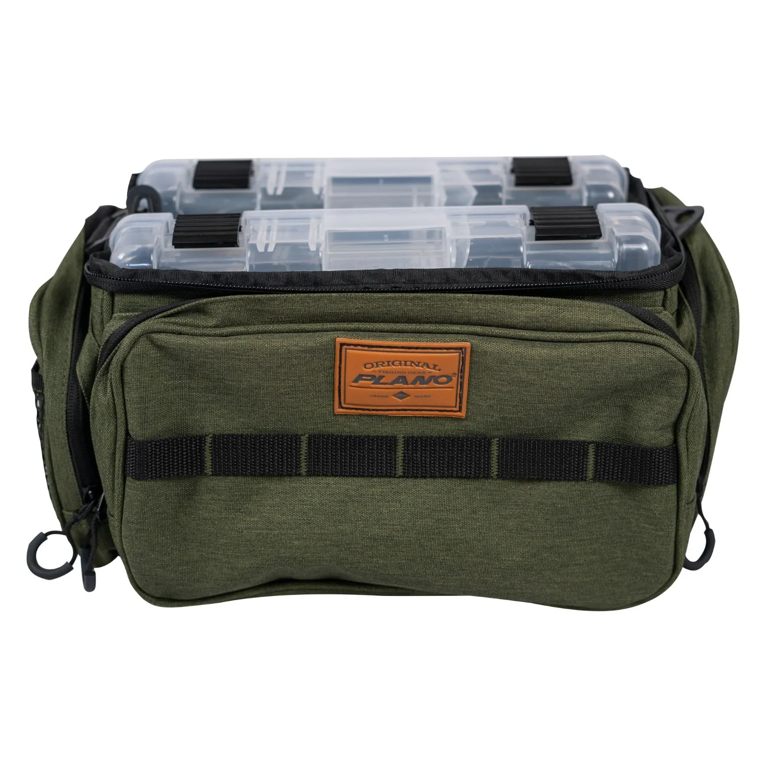 

Fishing 3600 Medium Size Tackle Bag with Two 3600 Size Stowaways, Heathered Green