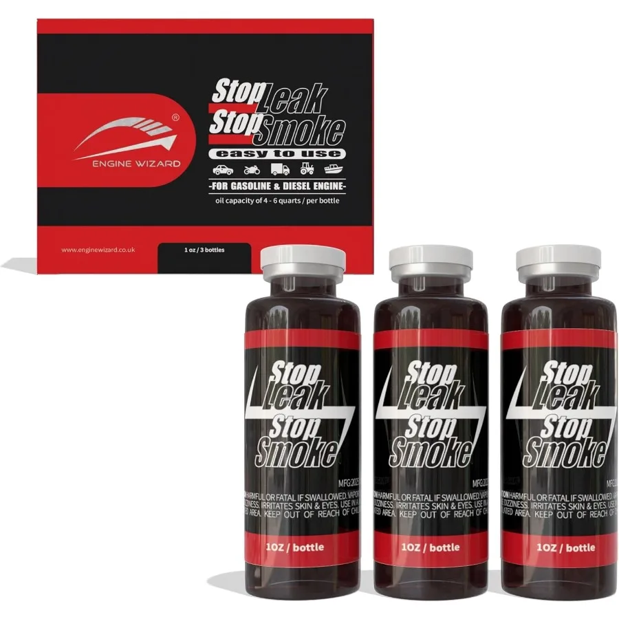 

Engine Treatment 3 oz Stop Leaks and Smoke without Needing to Dismantle