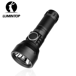 EDC LED Outdoor Lighting Rechargeable Flashlight High Power Torch Powerful 370 Meters Camping Lamp 10280 Battery Lantern GT NANO