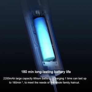 XIAOMI-MIJIA IPX7 Düzeltici saç su geçirmez erkek elektrikli saç kesme makinesi profesyonel Kesme Makinesi, Akülü Oyun makinenin en büyük satışlarından 12'si, saç-xiaomi-no. 7