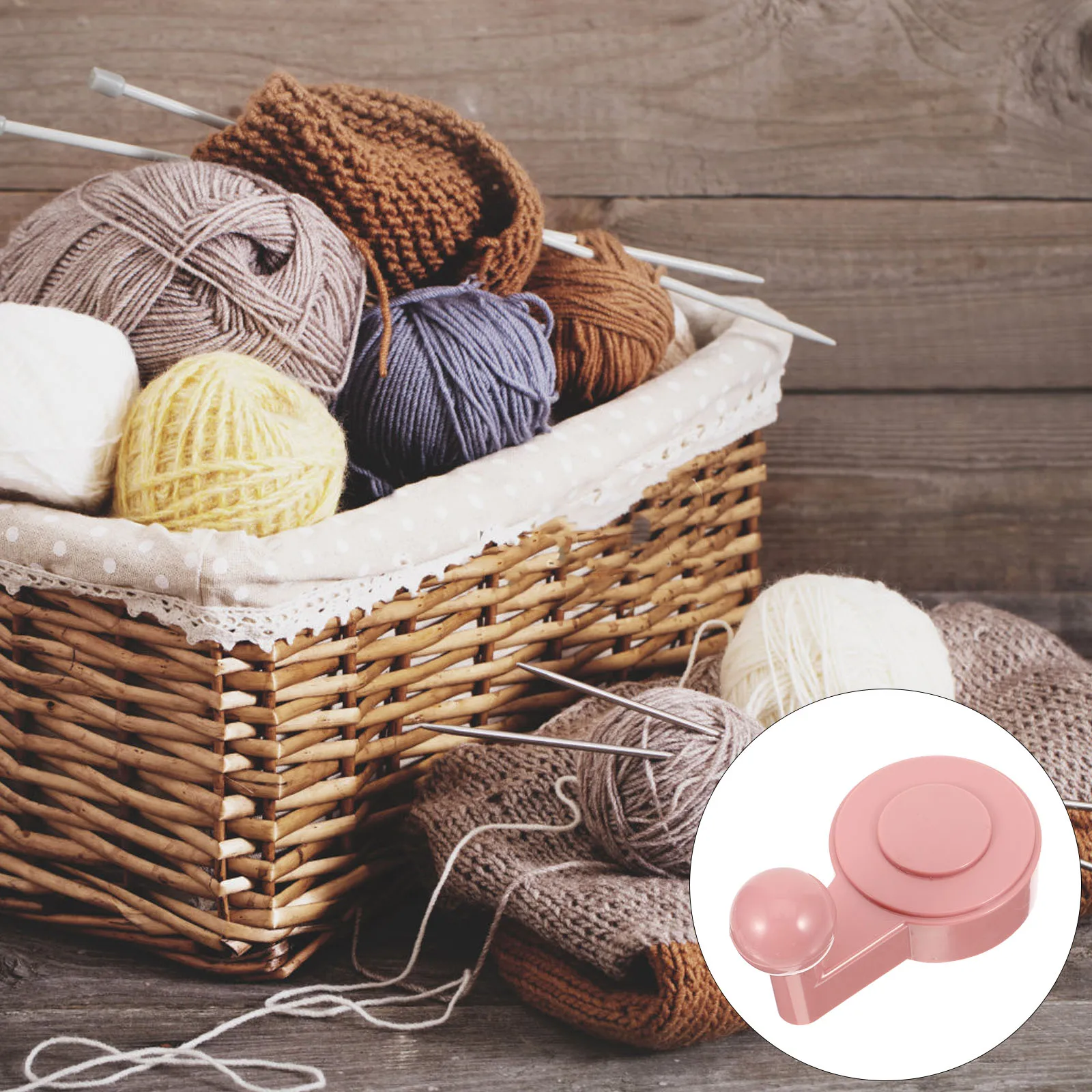 

Hand Crank Wool Machine 48 Needle Knitting Loom DIY Yarn Hat Scarf Sock Accessories Plastic Handle Durability Versatile Tool