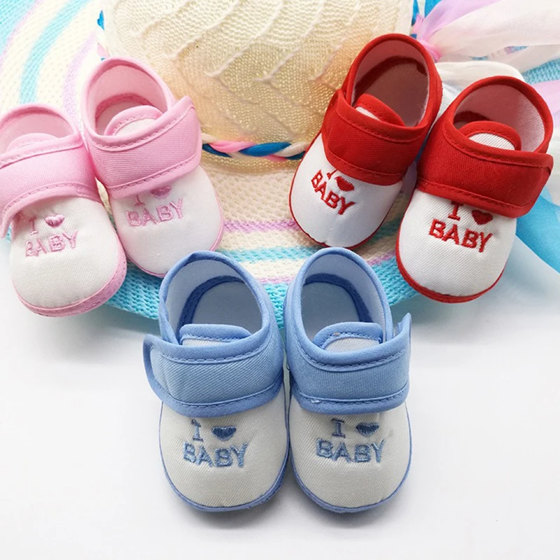 Cotton Bottom Baby Sneakers Anti-Slip Kids Soft Soled Shoes Spring Autumn Newborn First Walkers 0-1Y Children Crib Shoe Footwear