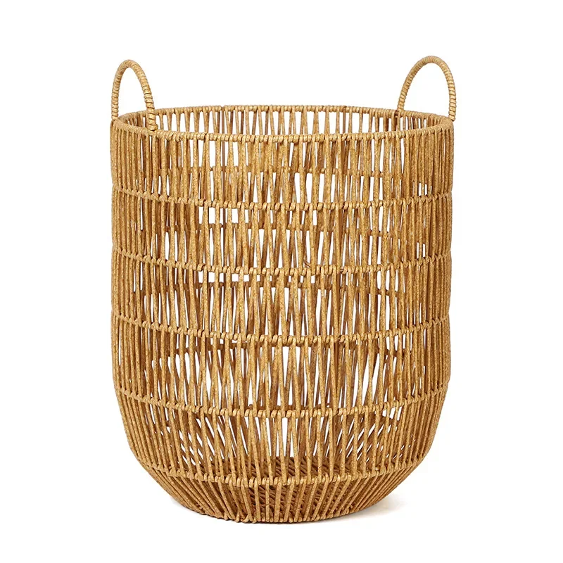 

Rattan style household laundry basket