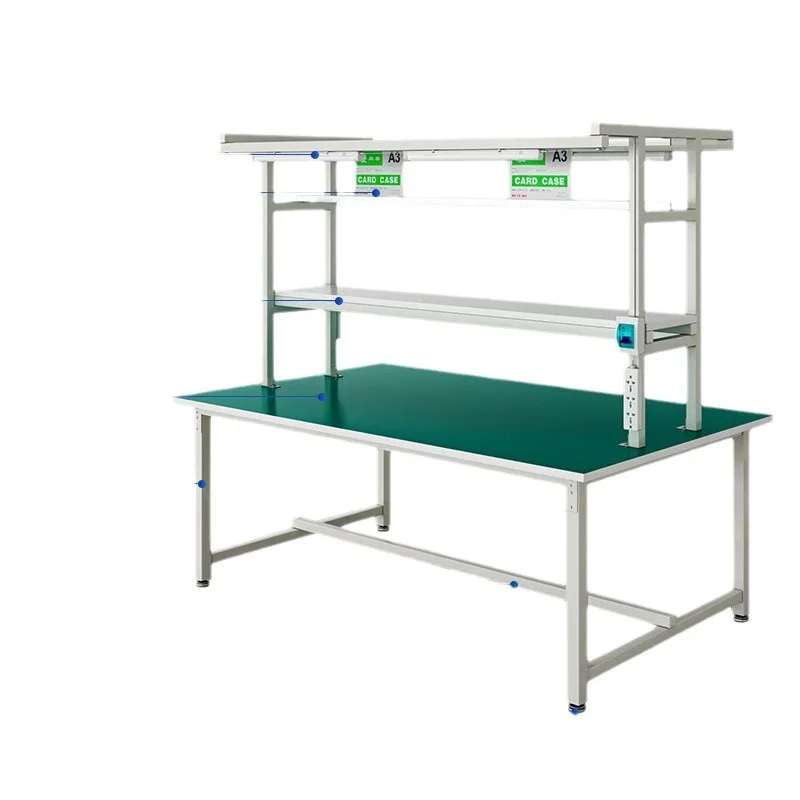 Anti-static workbench Tiefangtong paint double-sided workbench workshop workbench anti-static packing table packing table