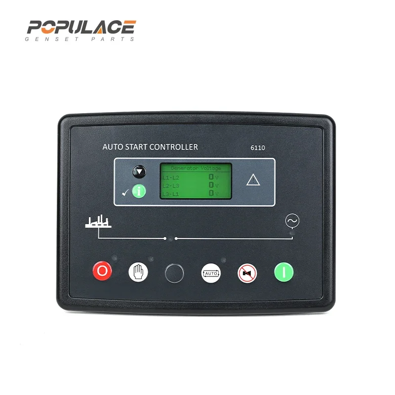 POPULACE Intelligent Genset control Automatic Generator Control Panel DSE6110 Deep Sea Generator Controller DSE 6110 MKII