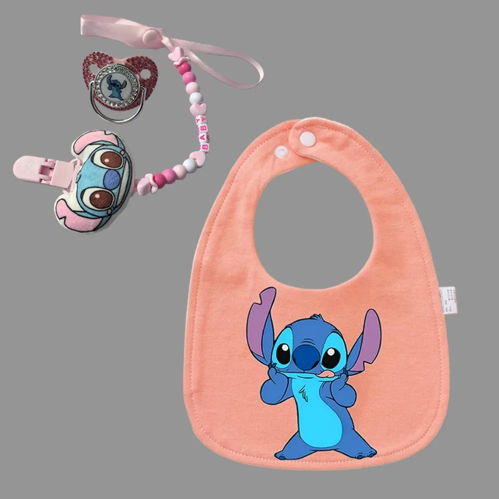 

2026 Newborn set baby gift infant nipple Kawaii baby bib newborn pacifier cartoon baby shooting props baby gift 0-6M