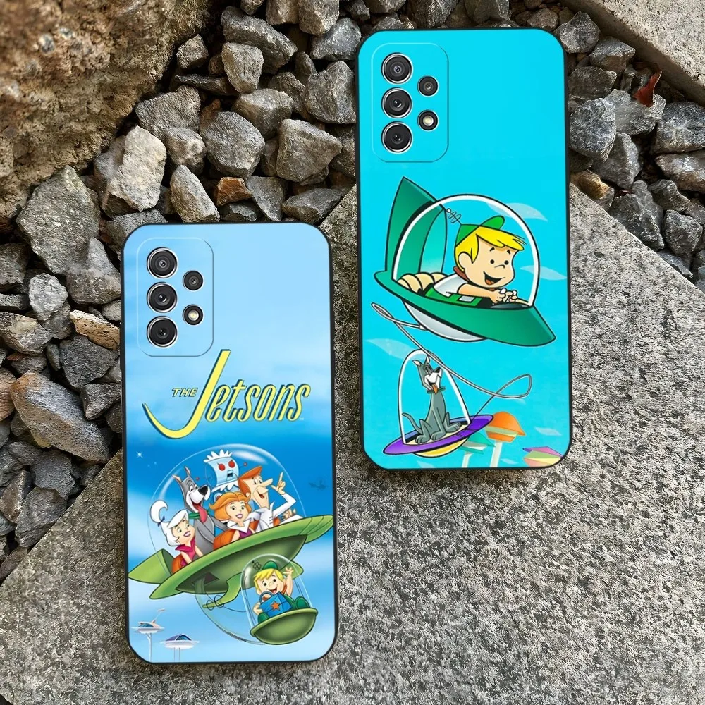 Cartoon T-The J-Jetsons Phone Case for Sumsung Galaxy S24 S23 S22 S21 S20 A24 A34 A54 A53 N20 M54 Fe Plus Ultra Cover