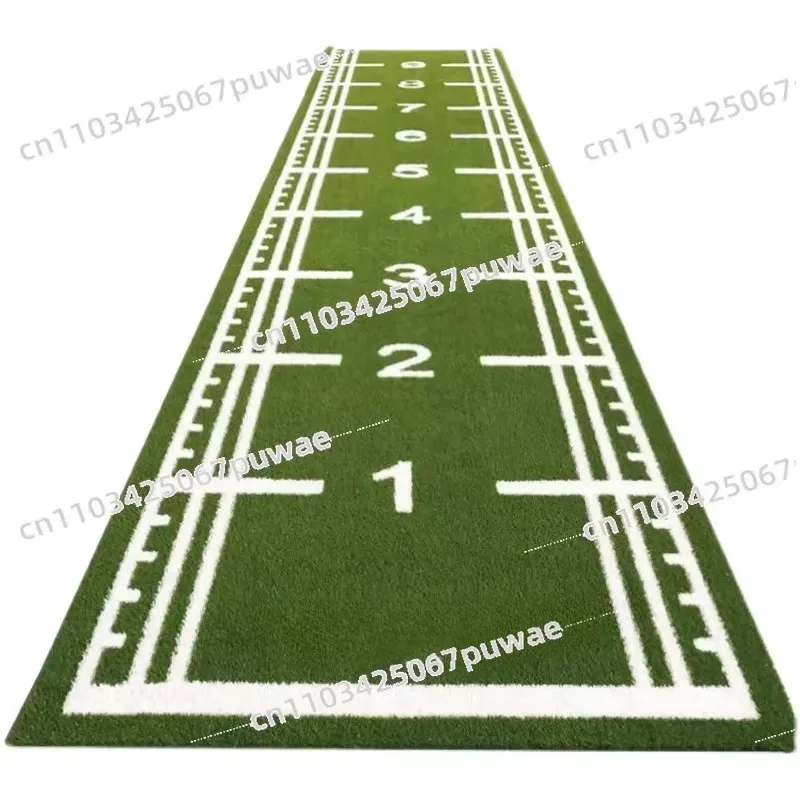 Custom Gym Artificial Turf Carpet Indoor Sled Training Track With White Scale Markings For Private Fitness Studio Workout