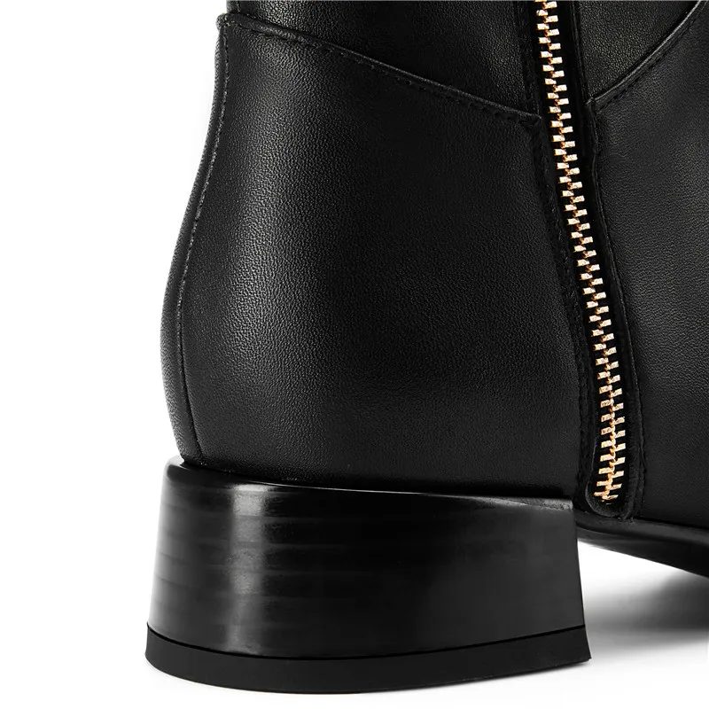 Fashion Casual European American Women\'s Over Knee Long Boots Pointed Sexy Elegant Genuine Leather Knight Boots Envío Gratis