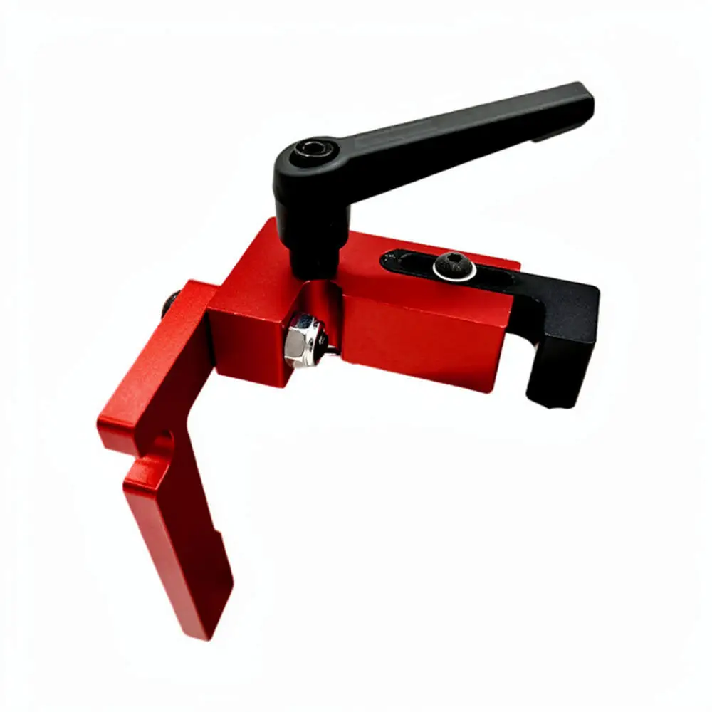 75 Type Miter Fence Limit Block Aluminum Alloy T Slot Track Sliding Locator Accurate Woodworking Workstation Accessory