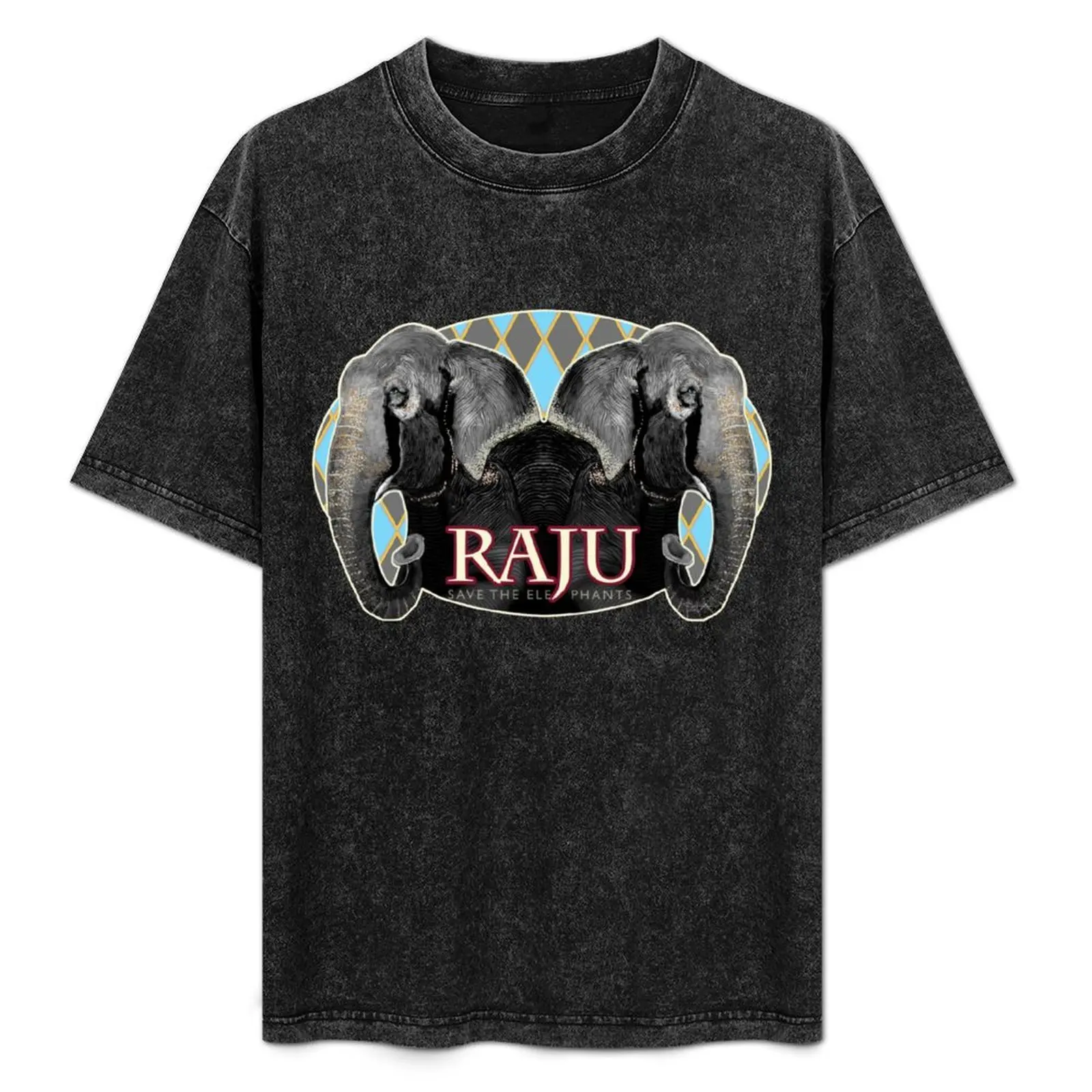 

Raju, The Elephant Who Cried Blue 2 T-Shirt Work Style Casual T-Shirt