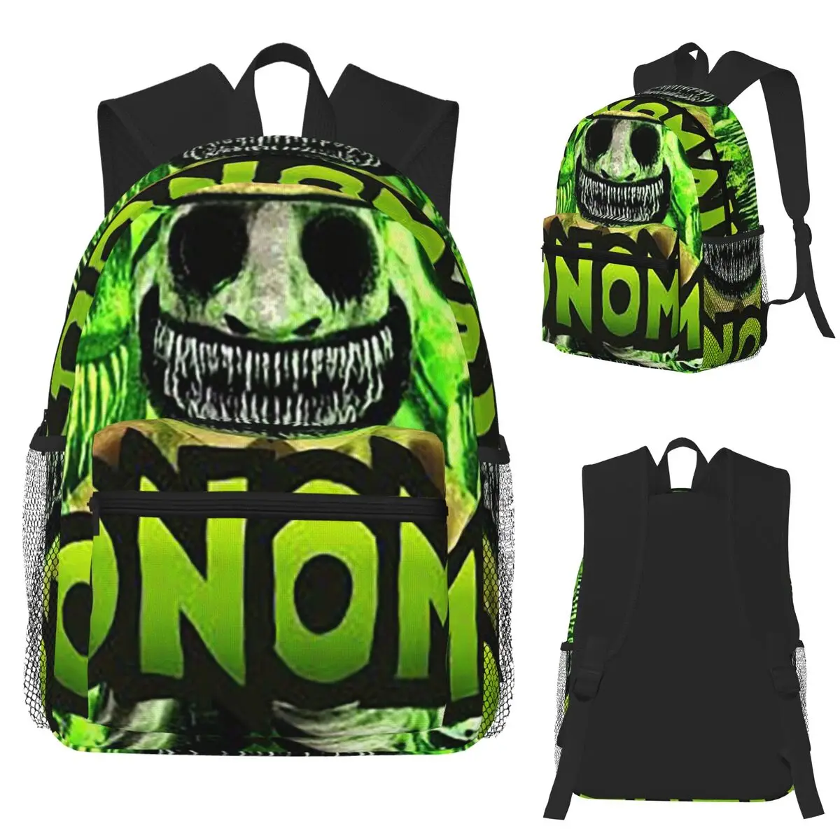 Zoonomaly Cartoon Steam Game Student Backpack School Bag Hiking Travel Daypack for Men Women Bookbag Shoulder Bags