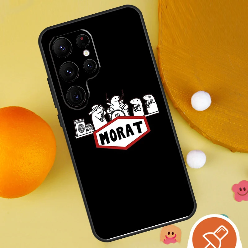 Morat Band Case For Samsung Galaxy S23 S22 S21 Ultra S20 FE S8 S9 S10 Plus Note 10 20 Ultra Cover