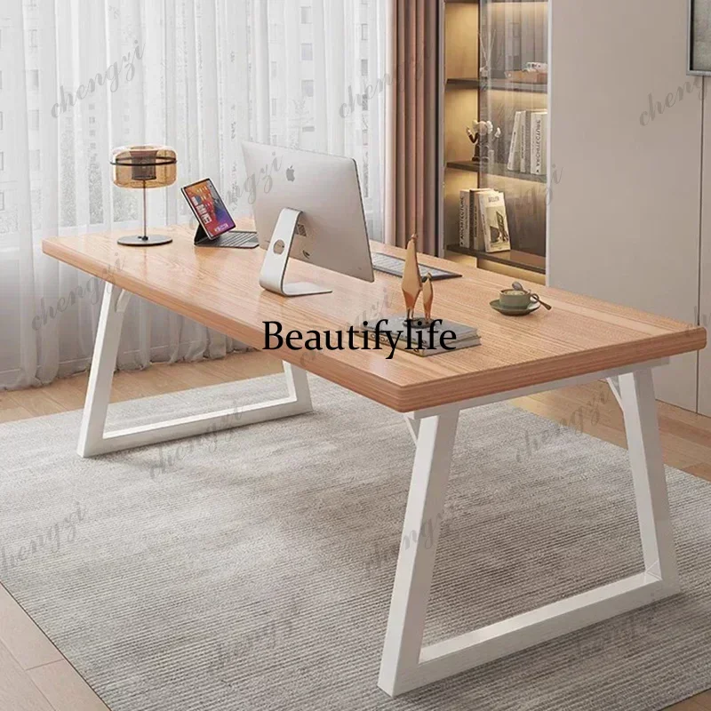 A74Luxury Office Desk Minimalist Desk Sofa Side Table Office Accessories Motion Room Executive Escritorio Oficina Trendy Furn