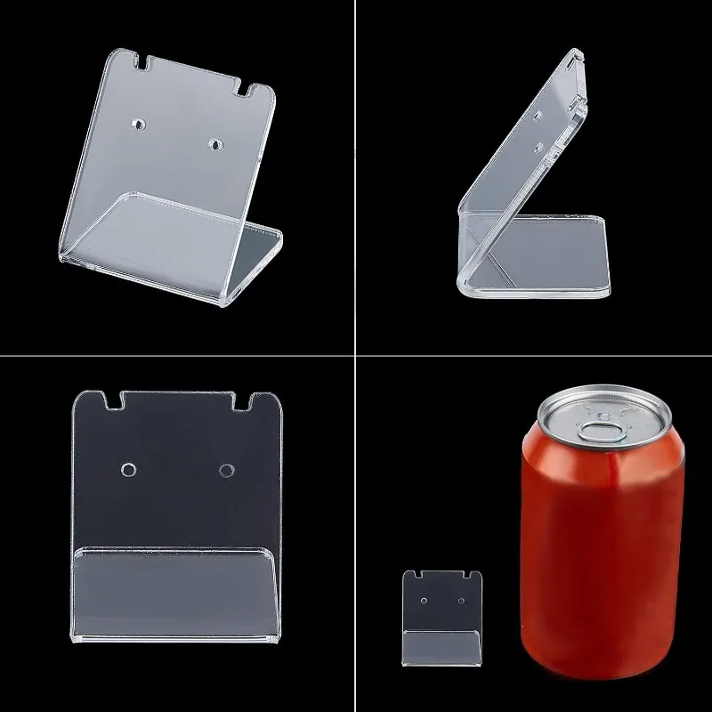 منظم مجوهرات على شكل حرف L ، حامل أقراط ، حامل عرض ، مسمار أذن أكريليك ، حامل عرض قلادة ، 24 عبوة ، 48 فتحة