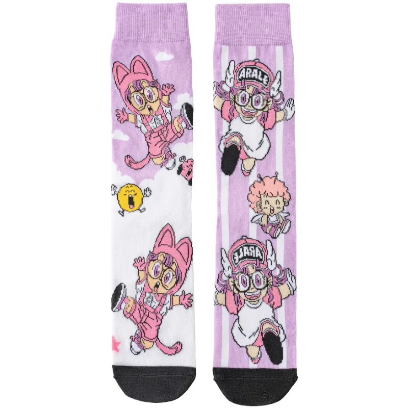 New Hello Kitty Socks Anime Fashion Colorful Funny Happy Casual Long Women Socks Dress Cute Cartoon Cat ive Socks