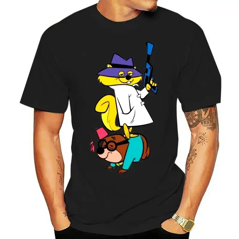 Fan Men'S T-Shirt  Retro Tee Shirt Secret Squirrel Retro Hanna Barbera Cartoon Poster hunter x hunter graphic t shirts