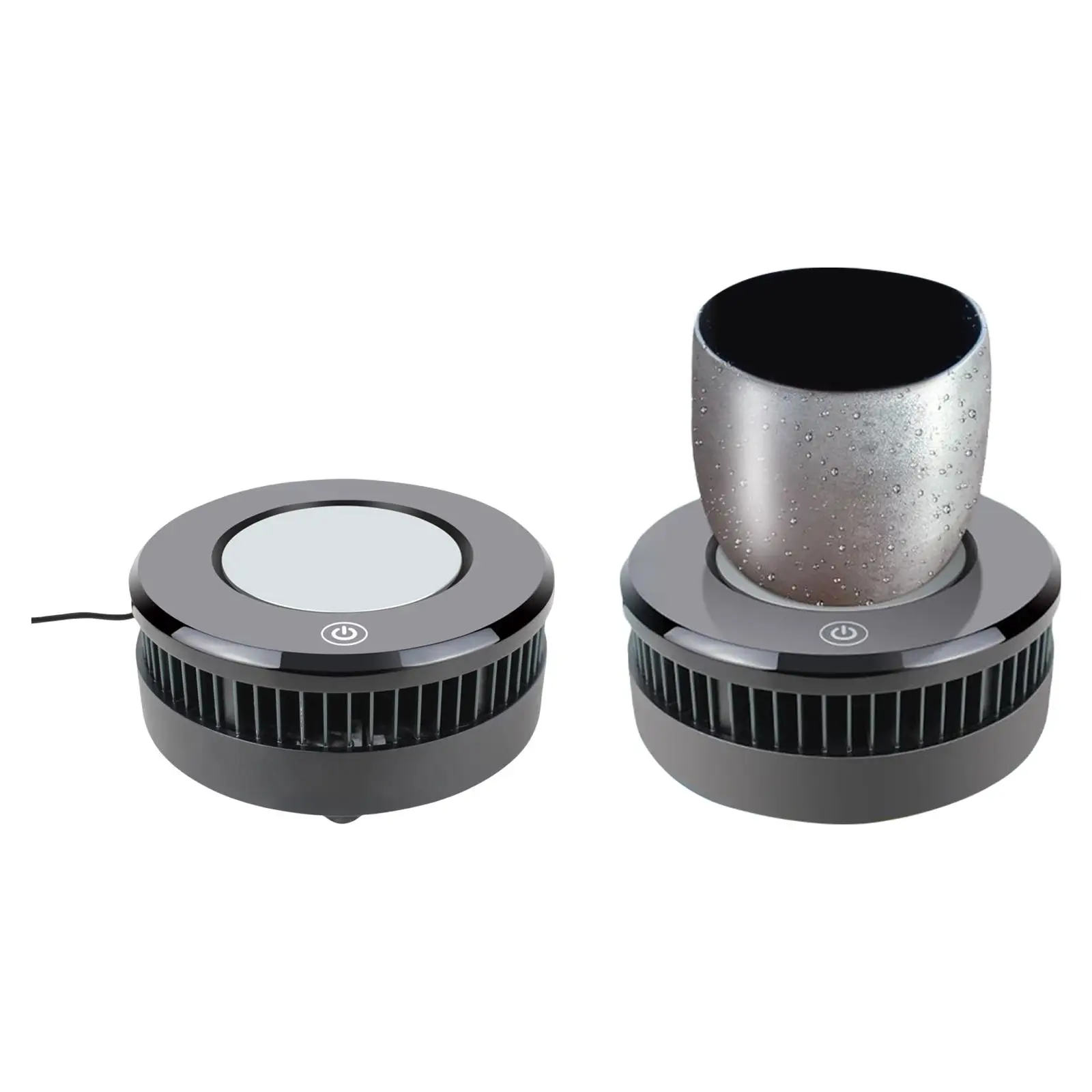 電気飲料カップ 電気カップベース デスクトップミニ冷蔵庫 ドリンクパーティー用