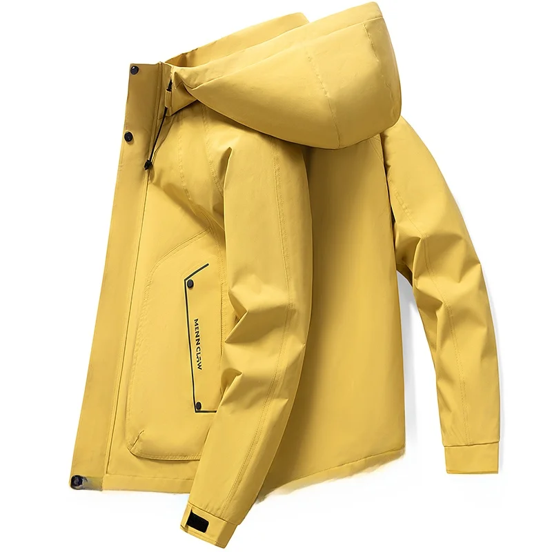 

Pemon Soft ell Jaet Men's 2025 Spring Autumn New American Sle Hooded Workwear Jaet Outdoor Climbing Clothes Coat