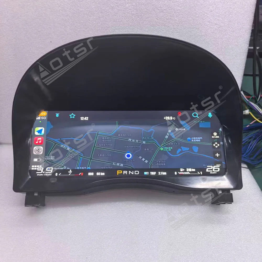 Car LCD Digital Cluster For Toyota Vellfire Alphard 20series 30series 2008-2023 Update Dashboard Virtual Cockpit Instrument Auto