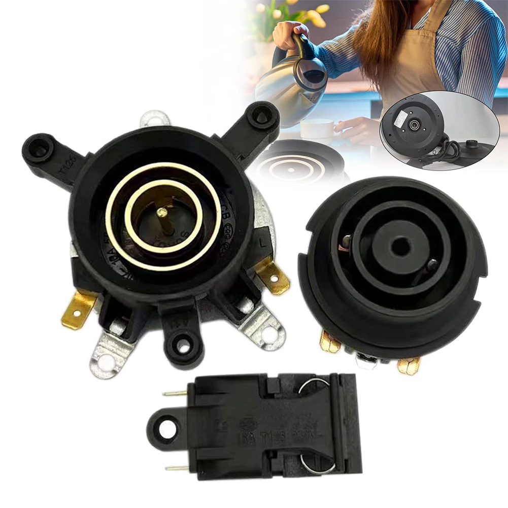 3 PCS Electric Kettle Accessories Base Thermostat Temperature Switch Connector Electric Kettle Thermostat Base Coupler