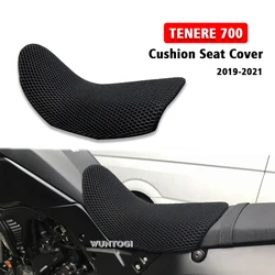 Para yamaha tenere 700 náilon assento capa de tecido sela da motocicleta proteger almofada capa de assento t7 t700 tenere 700 2019 2020 2021