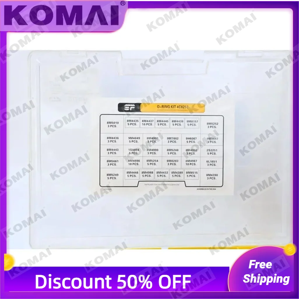 O-ring Kit Box for 4C8253 Wholesale Excavator Soft Silicone 38*30*6.5 Standard Sanping CN;GUA Yellow