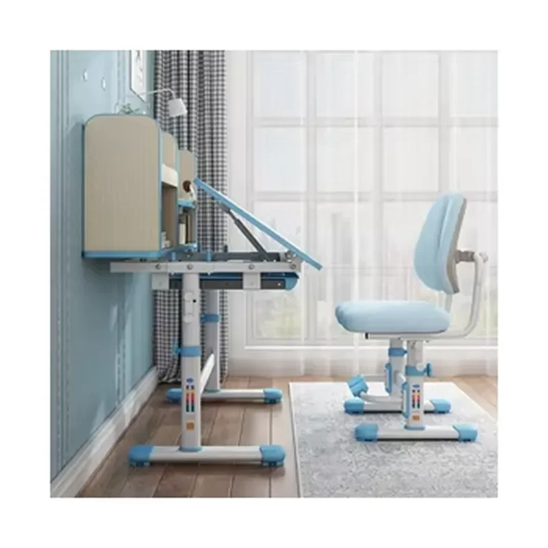 Kids Activity Table with Chair Baby Study Desk for Reading and Writing Children Game Board Table Toddler Learning Furniture
