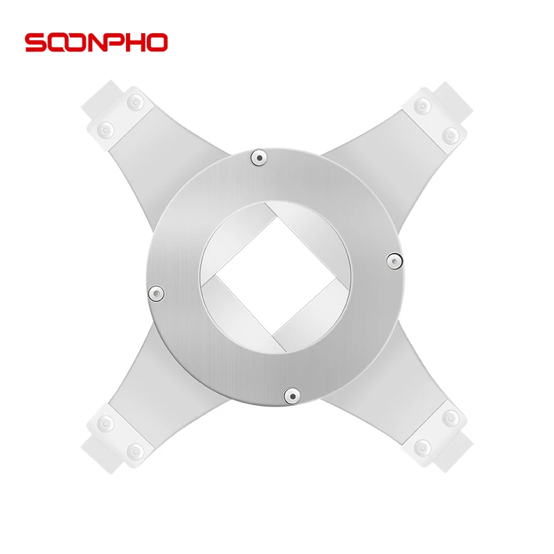 SOONPHO Optical Snoot Spot Adjustable Framing Shutter Blades For Godox Lights Projection DIY Shape Insert Photo Graphic Cards