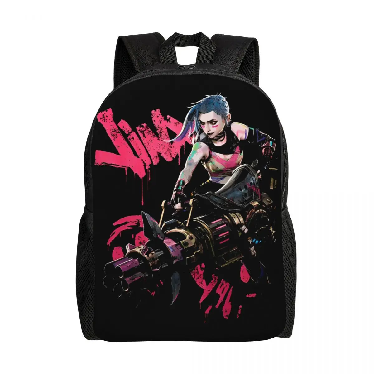 Arcane Jinx Game GérLover Sac à Dos pour Petit Enfant, Sacs à Dos de Maternelle Kawaii, Sac d'École, Cadeaux pour Garçons et Bol, Tout-Petit