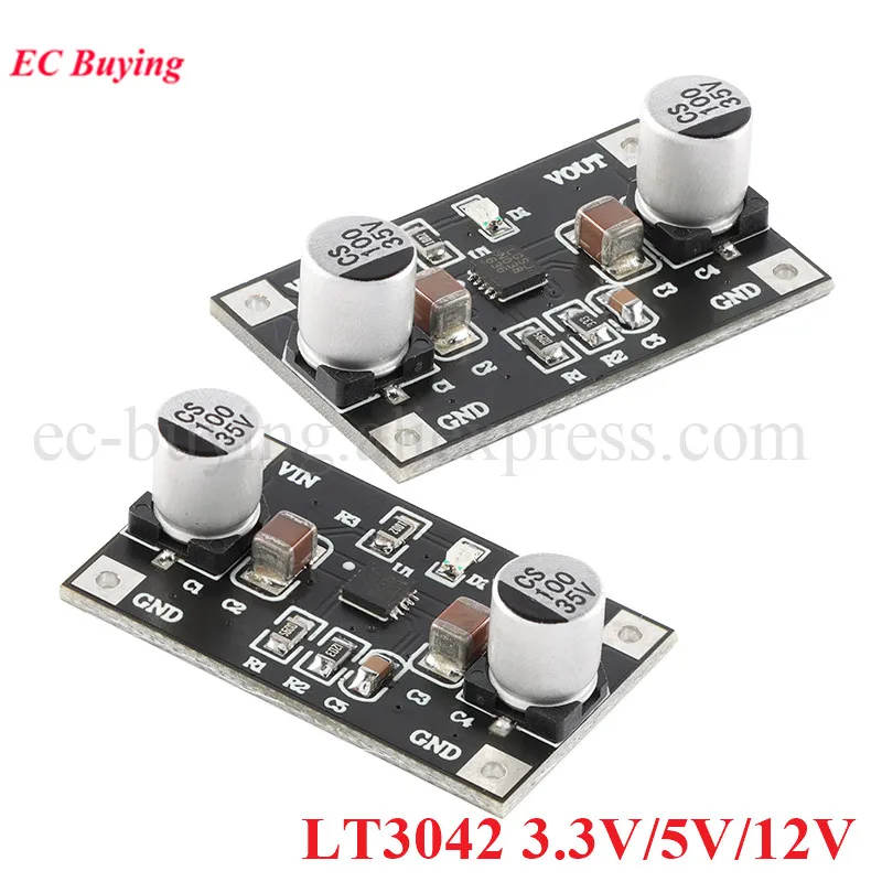 LT3042 Single Power Linear Regulator Step-down Buck Module 3.3V 5V 12V Low Noise and Low Ripple RF Power Supply Module KW_ 3042