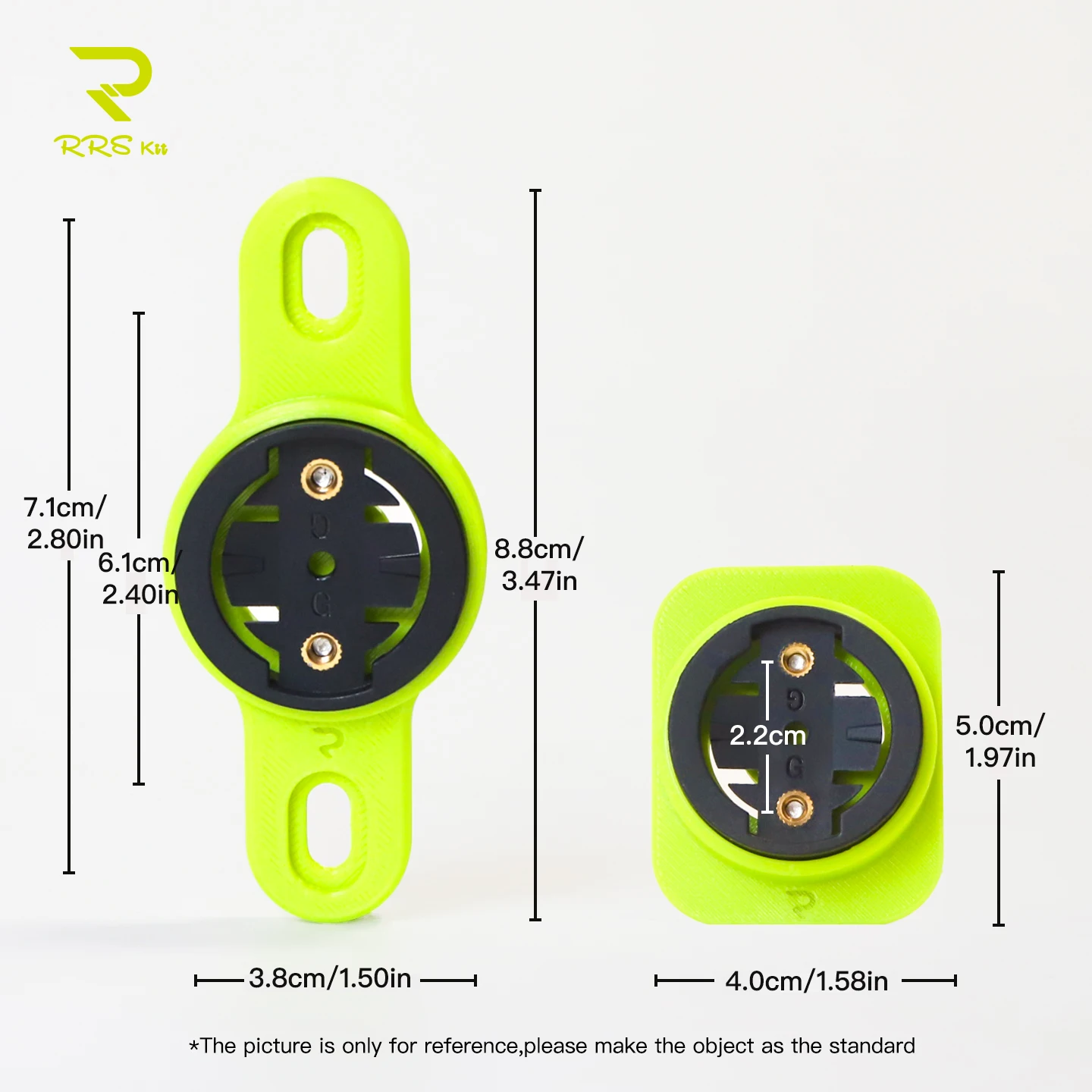 Rrskit Bike Customization Extension Bracket Road  Mountain Bike Top Tube Computer Mount for Bike Light GoPro Insta360 Camera
