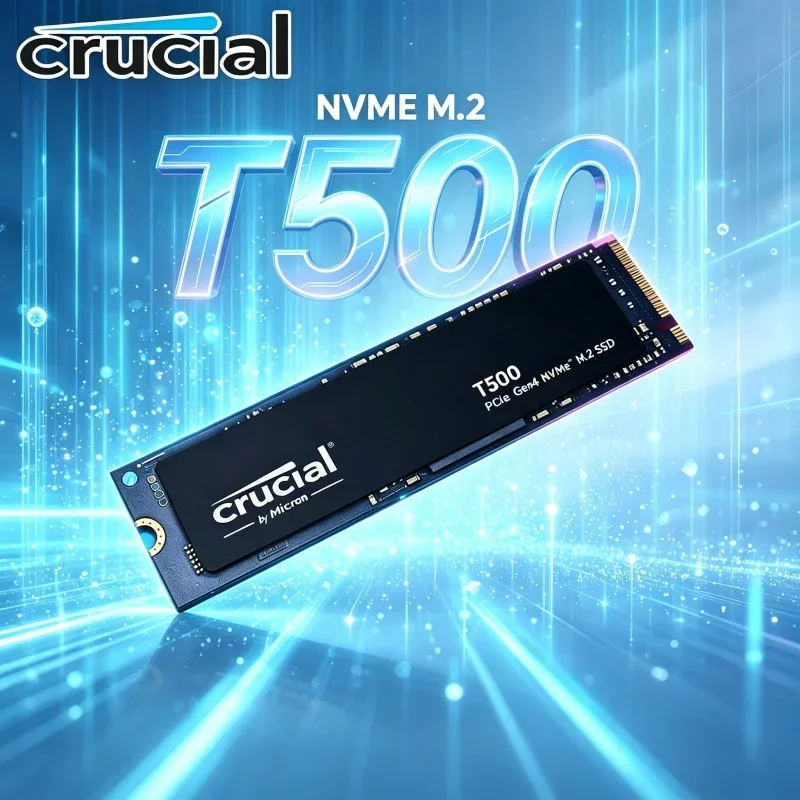 

OEM Crucial T500 1TB NVMe PCIe4 M.2 2280 SSD 7300MB/s CT1000T500SSD8 High Speed Game Disk for Desktop PS5 Notebook