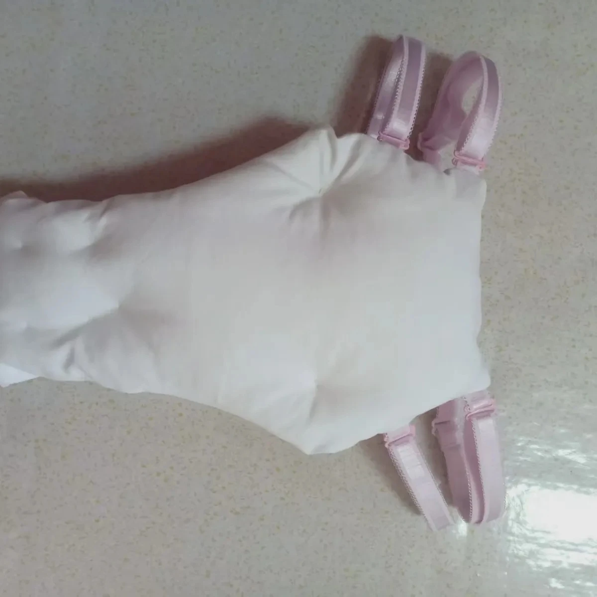 Handmade Cotton Blended Puffy ABDL Panties Water-absorb Sleek Proof Nusery Careness Light Weight Incontinence Aids