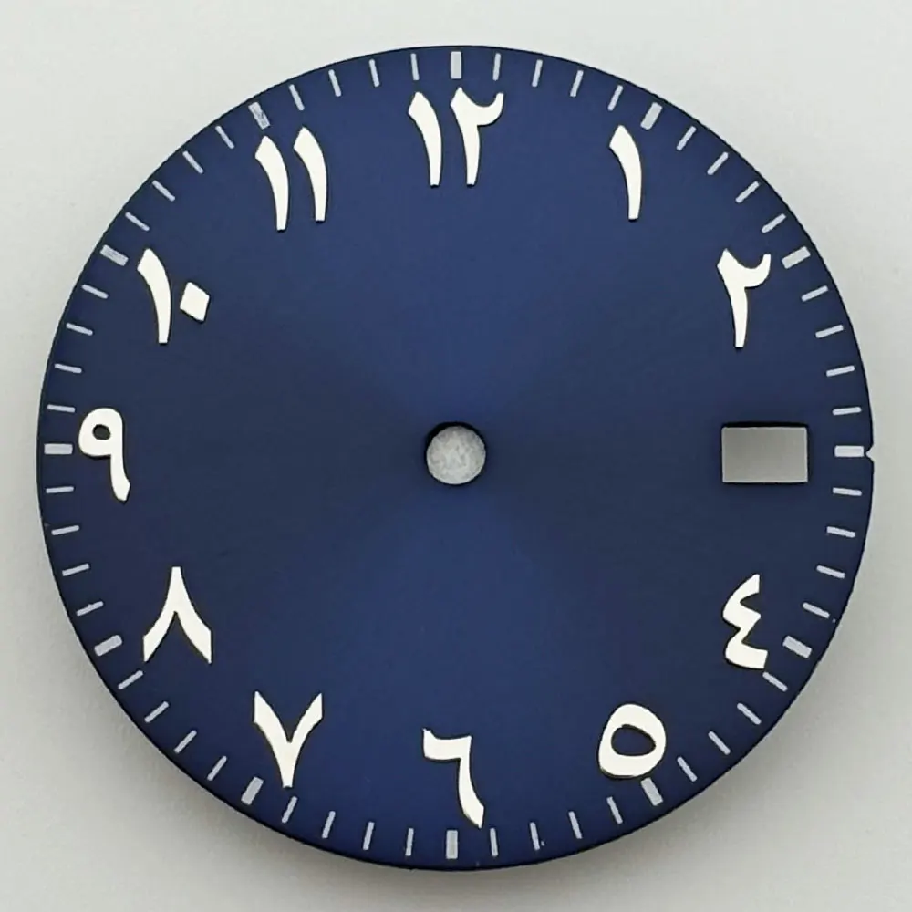 28.5mm hot selling date just East Arabic numeral dial suitable for NH35 NH36 automatic movement replacement parts