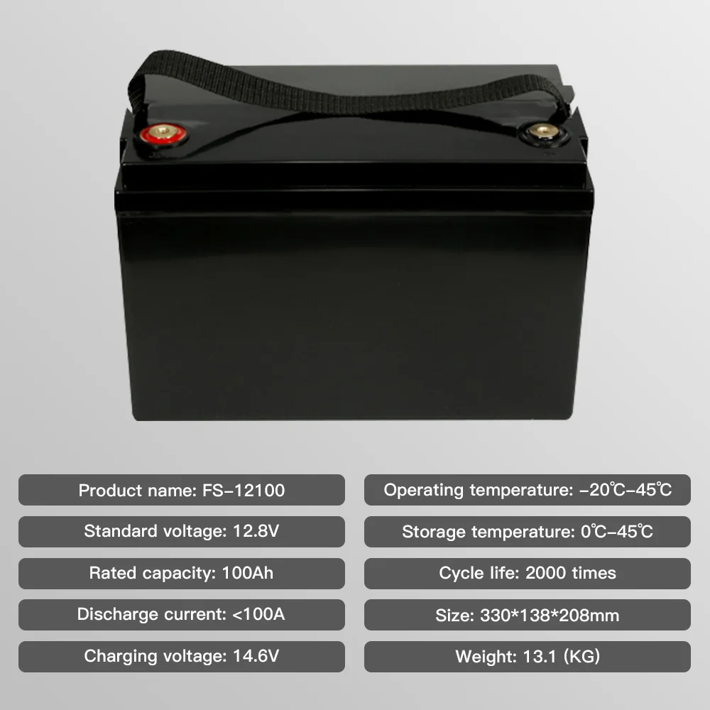 Batterie au lithium fer Phxing ate avec BMS intégré, 12V, 100Ah, batterie veFePo4, 24V, livraison rapide dans l'UE, pas de taxes, 4000 + cy